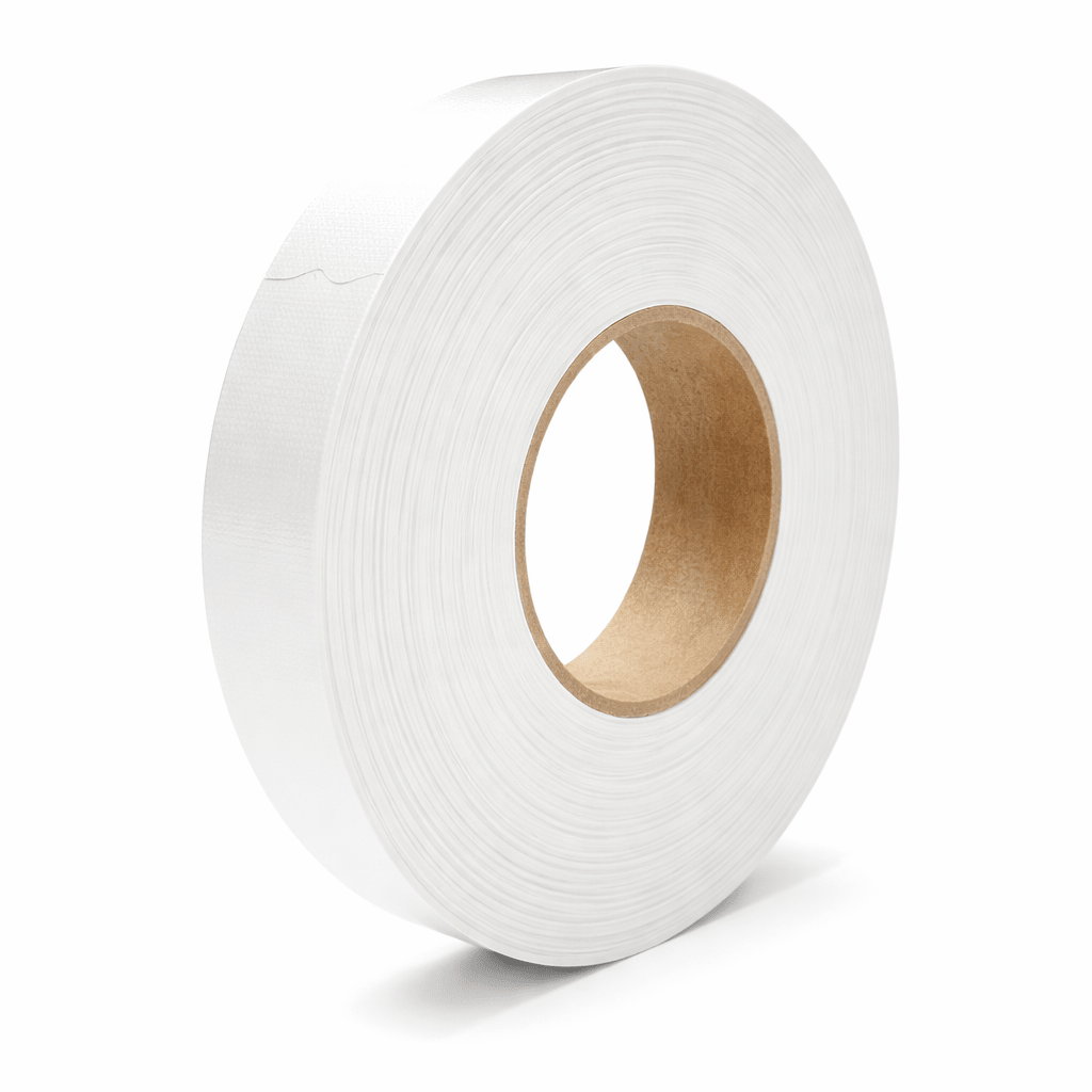 MegaTape MCT 300 gaffa tape wit 19 mm – rol tape op kartonnen kern, staand