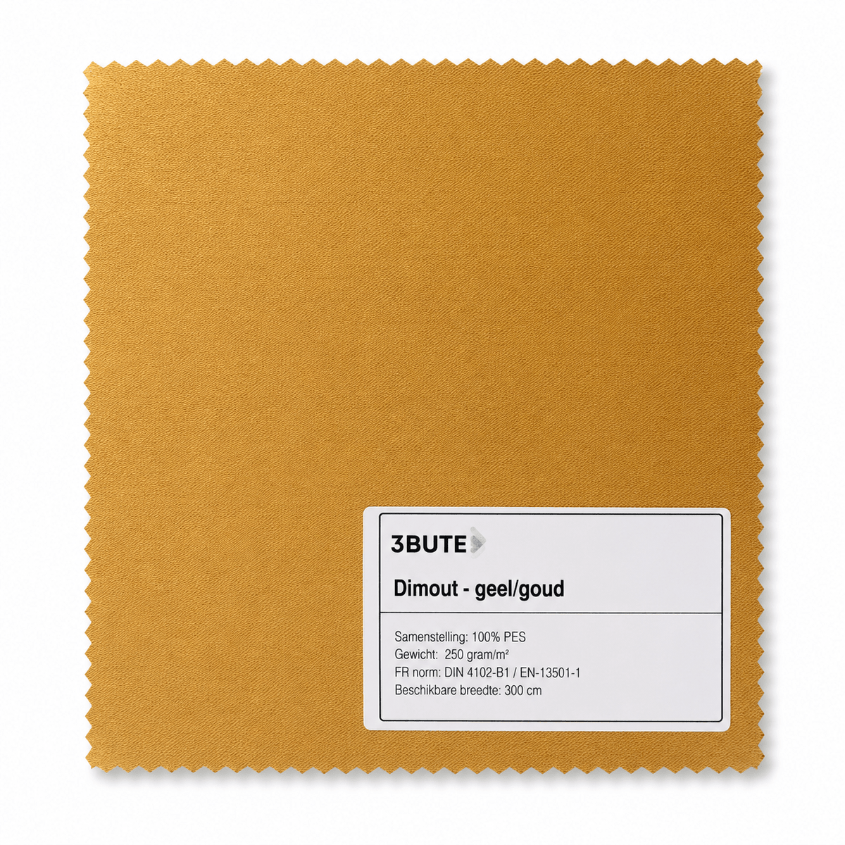 Sample · Dimout - Goudgeel - sample - 3BUTE